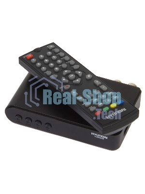 Ресивер DVB-T2 Hyundai H-DVB200 черный