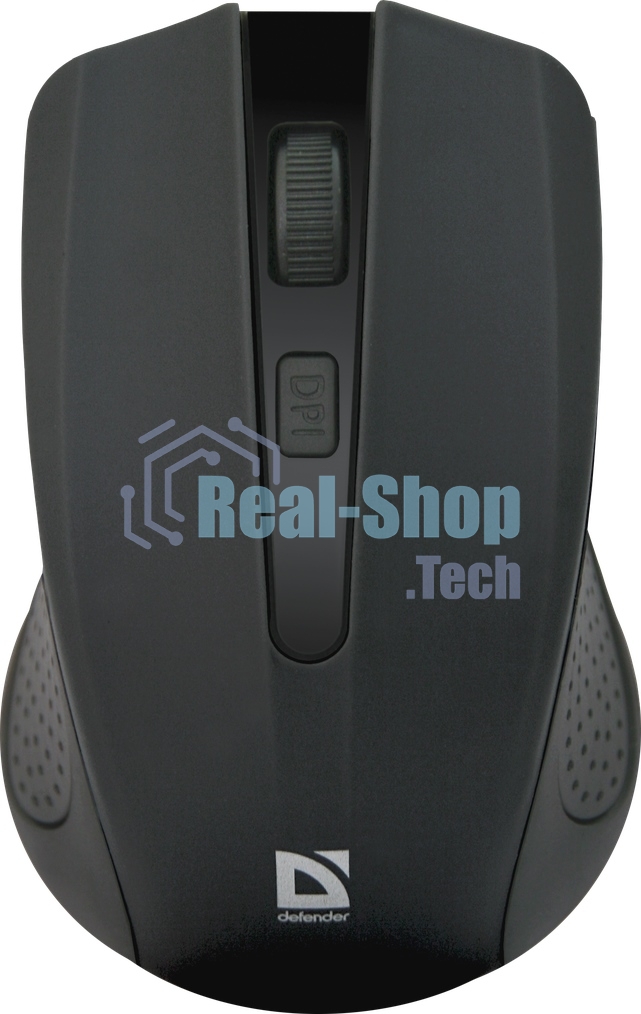 Мышь беспроводная Defender Accura MM-935 черный, 1600 dpi, радиоканал, USB, кнопки - 4