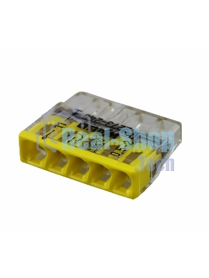 Клемма 5х(0.5-2.5мм) 5-х проводн. для распред. короб. (с контактн. пастой 