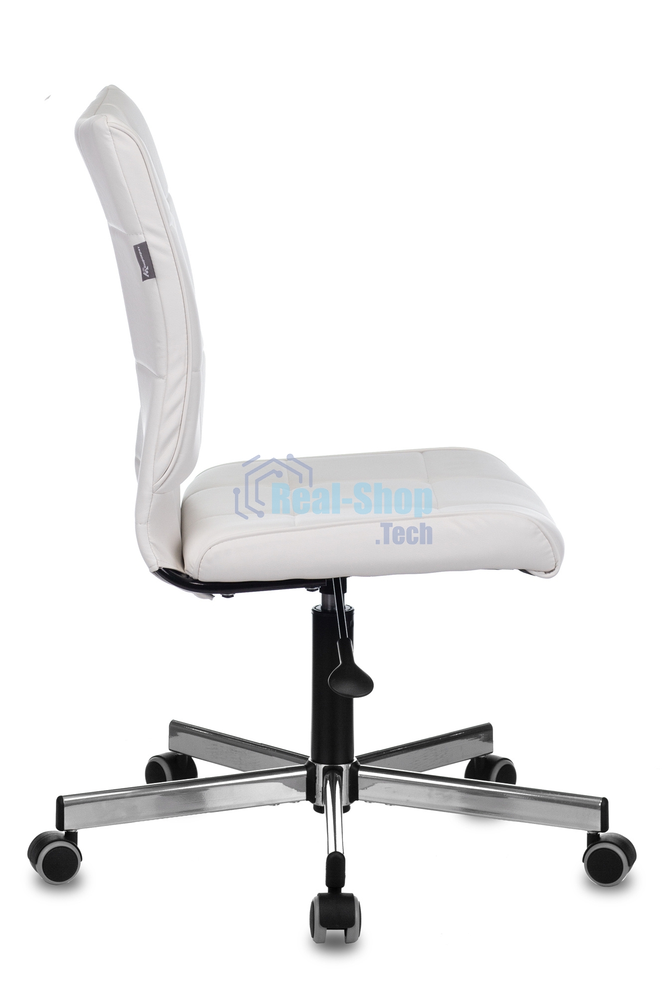 Кресло компьютерное Бюрократ CH-330M белый Lincoln 100, искусственная кожа, крестовина металл хром