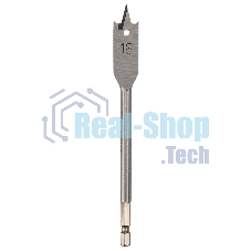 Сверло перовое по дереву Kranz 16 мм, шестигранный хвостовик