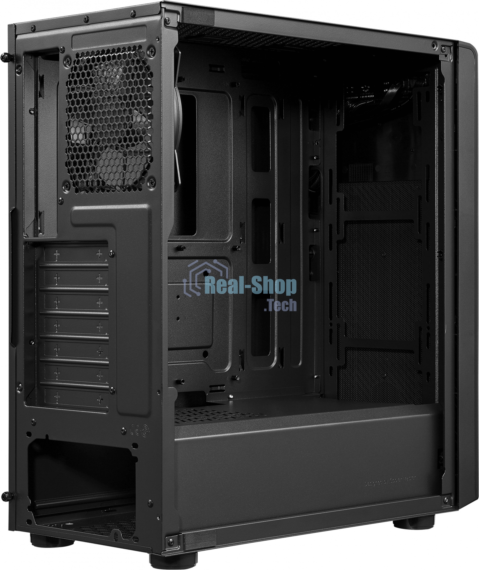 Компьютерный корпус Cooler Master Elite 500 w/o ODD bay, 2xUSB3.2, 1x120Fan, w/o PSU, Black, Steel left panel, ATX