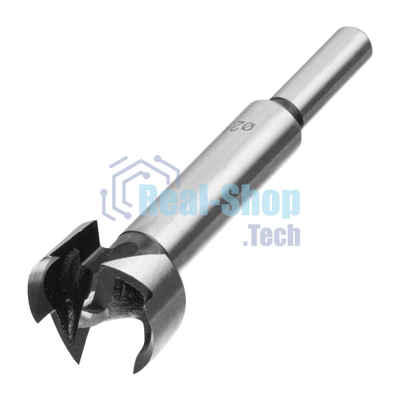 Набор сверл Форстнера по дереву Sparta 10-15-20-25-35 мм, 5 шт, в дерев. боксе, цилин.хвостовик