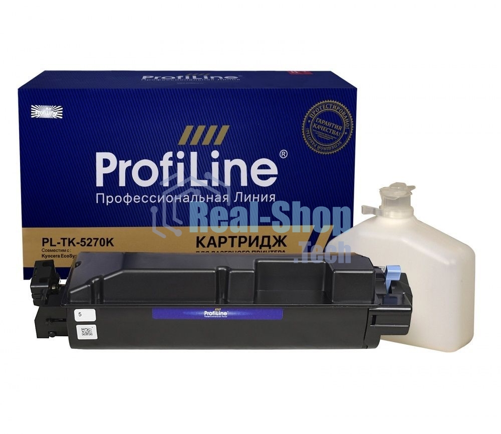 Картридж Тонер-туба ProfiLine PL-TK-5270K для принтеров Kyocera EcoSys M6230/M6630/P6230/P6630 черный 8000 копий