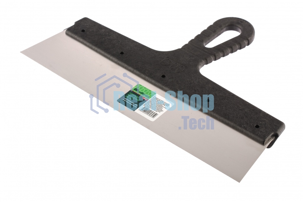 Шпатель фасадный Сибртех из нержавеющей стали,300 мм,пластмассовая ручка