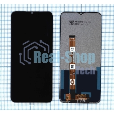 Дисплей для Realme C25 черный