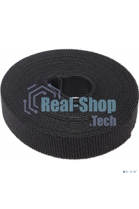 Лента-липучка многоразовая Rexant 5 м х 20 мм, черная (1 шт.)