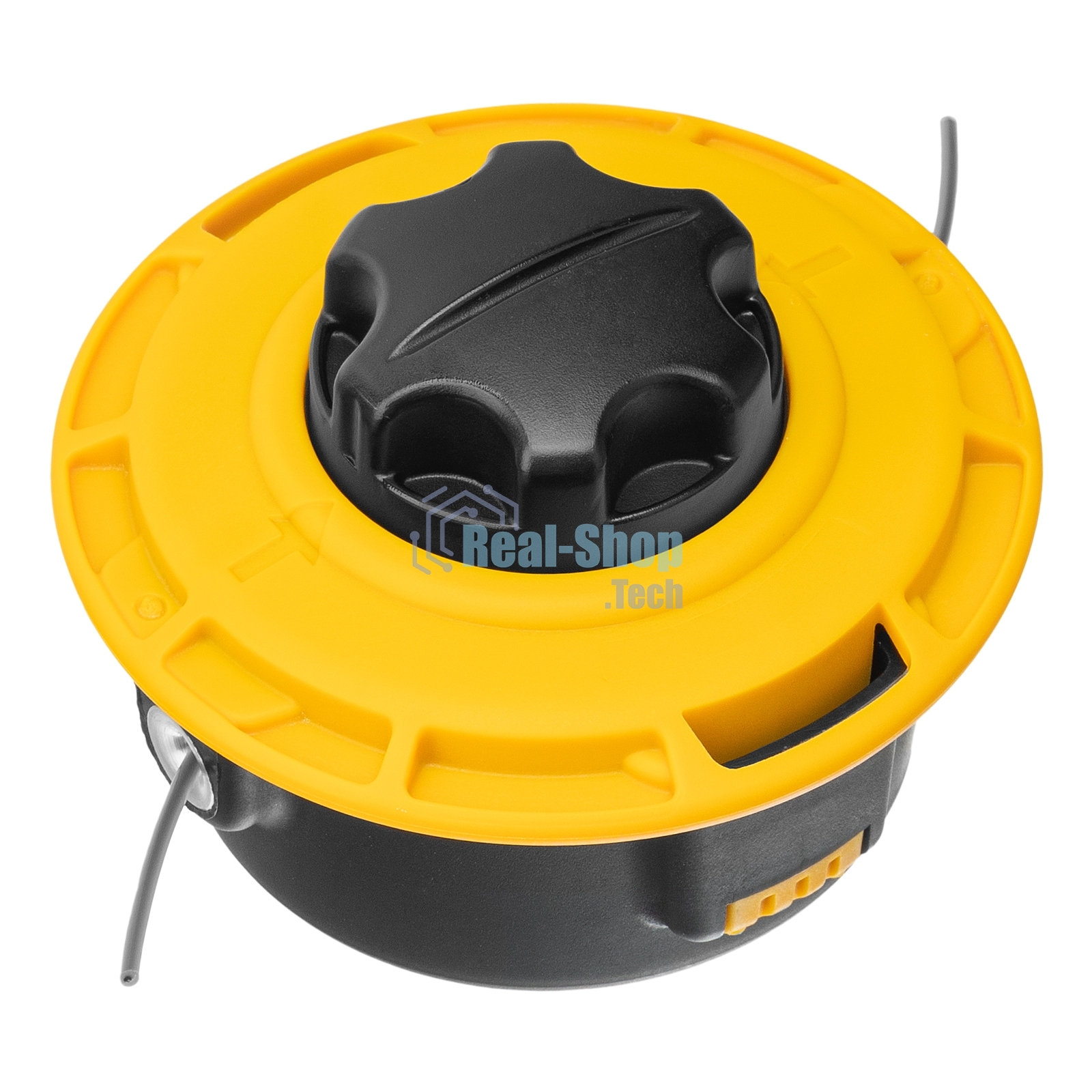 Катушка для триммера DENZEL 96392 полуавтомат. легкая заправка гайка М10 М10 М8, лев.,шаг 1,0 1,25мм