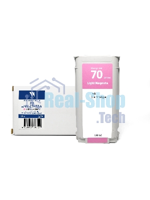 Картридж струйный NVPrint 70 (NV-C9455A) Light Magenta для HP DesignJet Z2100/Z3100/Z3200/Z5200/Z5400 (130 мл) совместимый