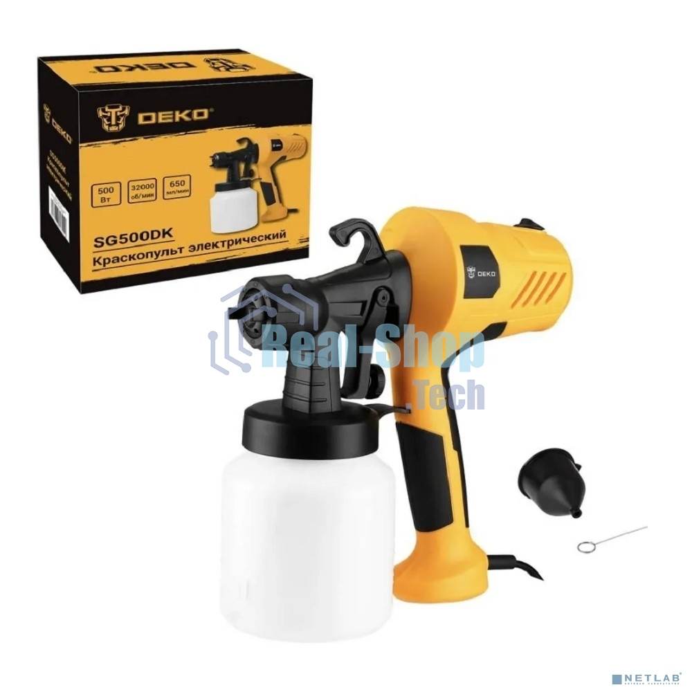 Краскопульт электрический DEKO SG500DK, 800 мл, 500Вт
