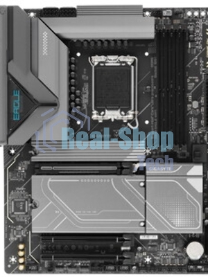 Материнская плата Gigabyte Z890 EAGLE WIFI7, LGA 1851, Intel Z890, 4xDDR5, 4xSATA, 4xM.2, 1xPCIe 5.0 x16, 2xPCIe 4.0 x4, 1xDP, 1xUSB-C, 1x 2.5Gb LAN, 4xUSB-A 3.2 Gen 1, 2xUSB-A 3.2 Gen 2, 3x3.5 мм, 7.1, 1xUSB4, ATX