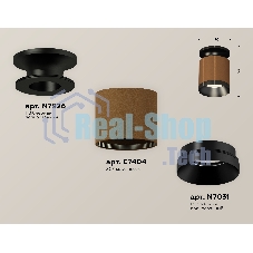 Светильник Ambrella Light XS7404101 SCF/PBK кофе песок/черный полированный MR16 GU5.3 (N7926, C7404, N7031)