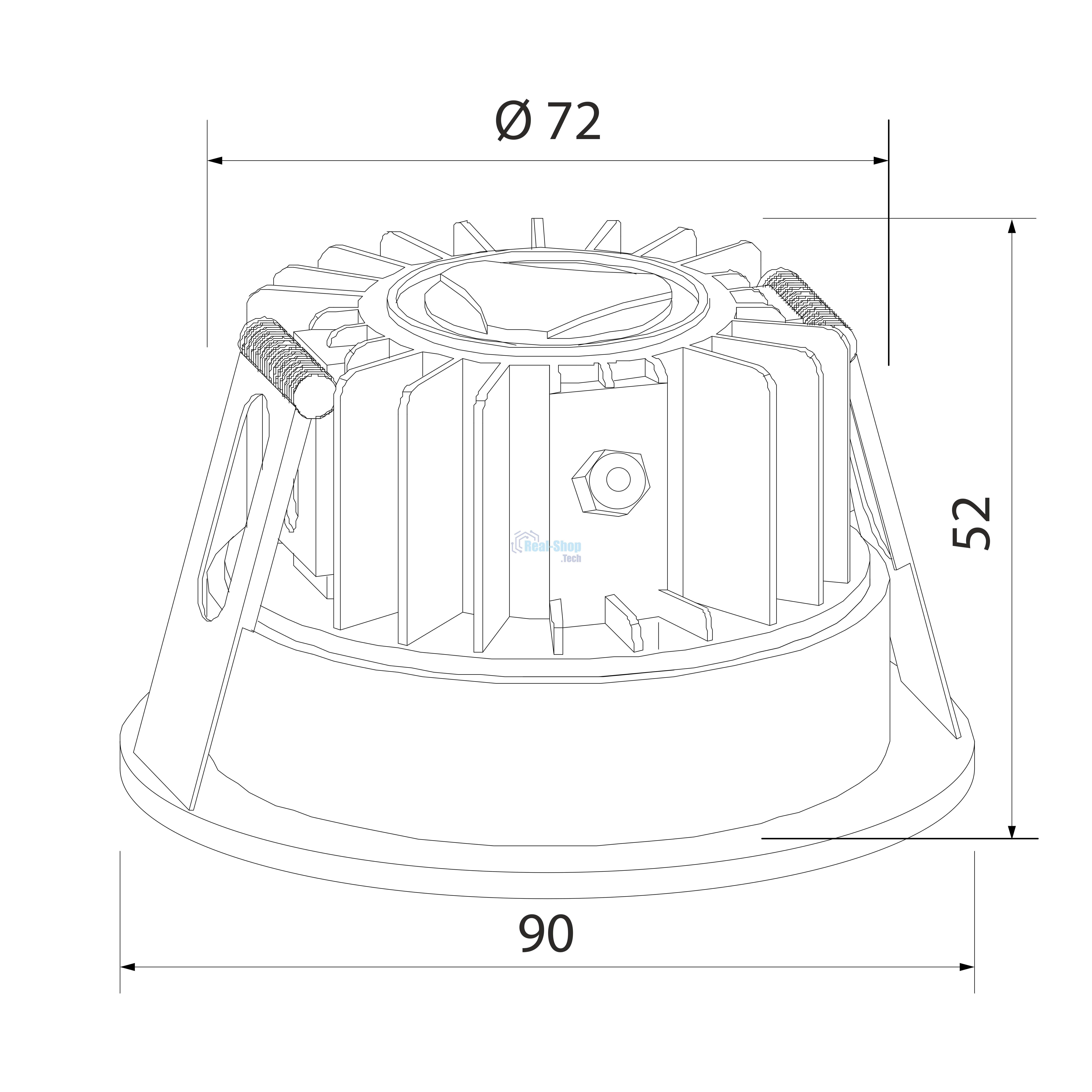 Light LED 3001 (35126/U) Светильник садово-парковый встраиваемый  черный