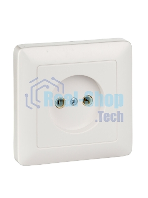 Розетка 1-м СП Хит 10А IP20 без заземл. бел. SchE RS10-132-B
