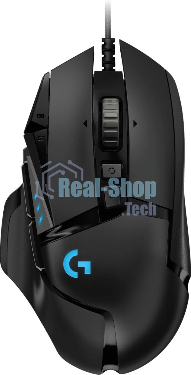 Мышь проводная Logitech G502 HERO черный, 25600 dpi, USB, кнопки - 11