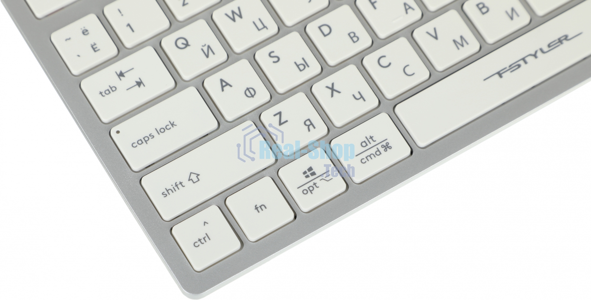 Клавиатура проводная A4Tech Fstyler FX50, USB, белый