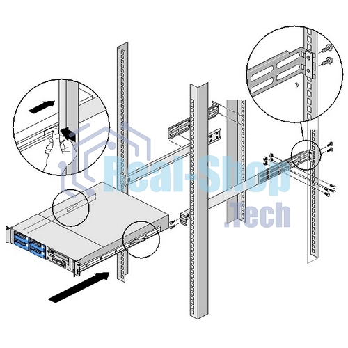 Рельсы SLIDE RAIL,24