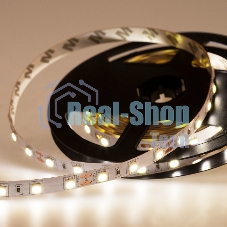 Лента светодиодная открытая, 10 мм, IP23, SMD 5050, 60 LED/m, 12 V, цвет свечения белый