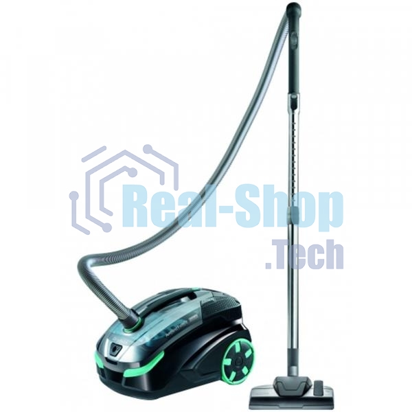 Моющий пылесос Thomas DRYBOX AMFIBIA FAMILY черный/бирюзовый, 325/1700Вт, уборка влажная/сухая, пылесборник контейнер 2.6 л