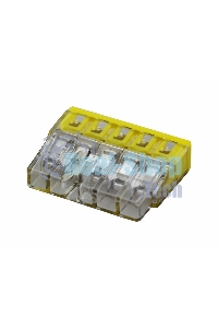 Клемма 5х(0.5-2.5мм) 5-х проводн. для распред. короб. (с контактн. пастой 