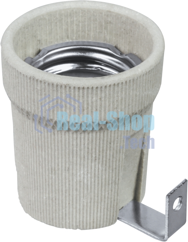 Патрон Navigator керамический с держателем E27 NLH-CL-H-E27