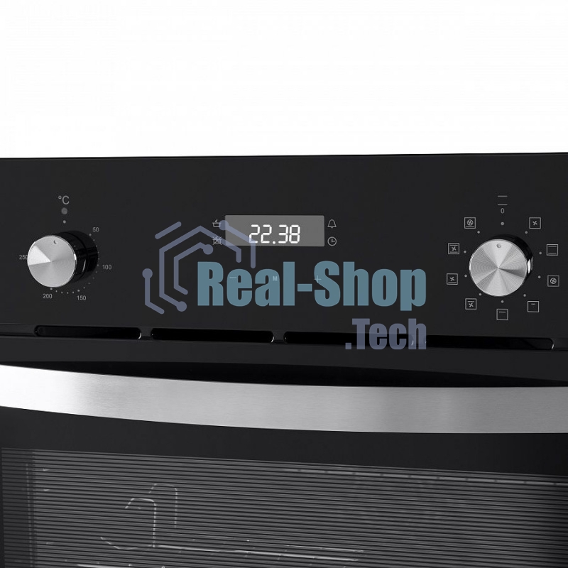 Духовой шкаф электрический Maunfeld EOEM.589B черный/серебристый, встраиваемый