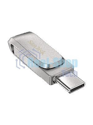 Флешка USB Sandisk Ultra Dual Luxe (SDDDC4-032G-G46), 32Gb, USB 3.2 Gen 1/Type-C, R/W 150/40, серебристый