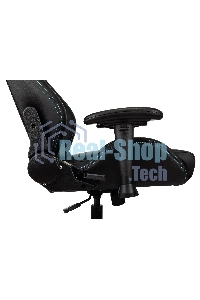 Кресло игровое Knight Outrid Smile черный эко.кожа крестов. пластик