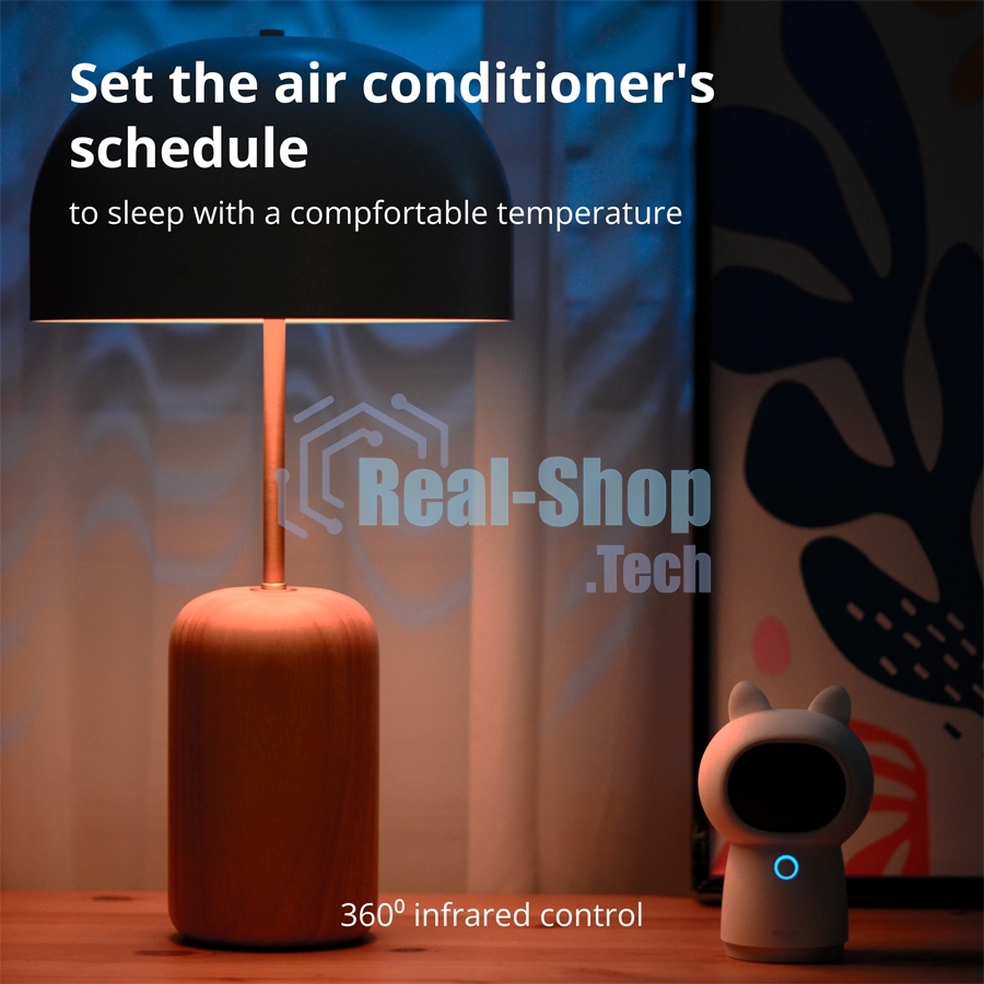 Камера AQARA Camera Hub G3/Камера+ управления/Управление жестами/Камера 360/2K 2304х1296p/Протокол связи:Zigbee/WiFi/Питание:USB-C/белый CH-H03