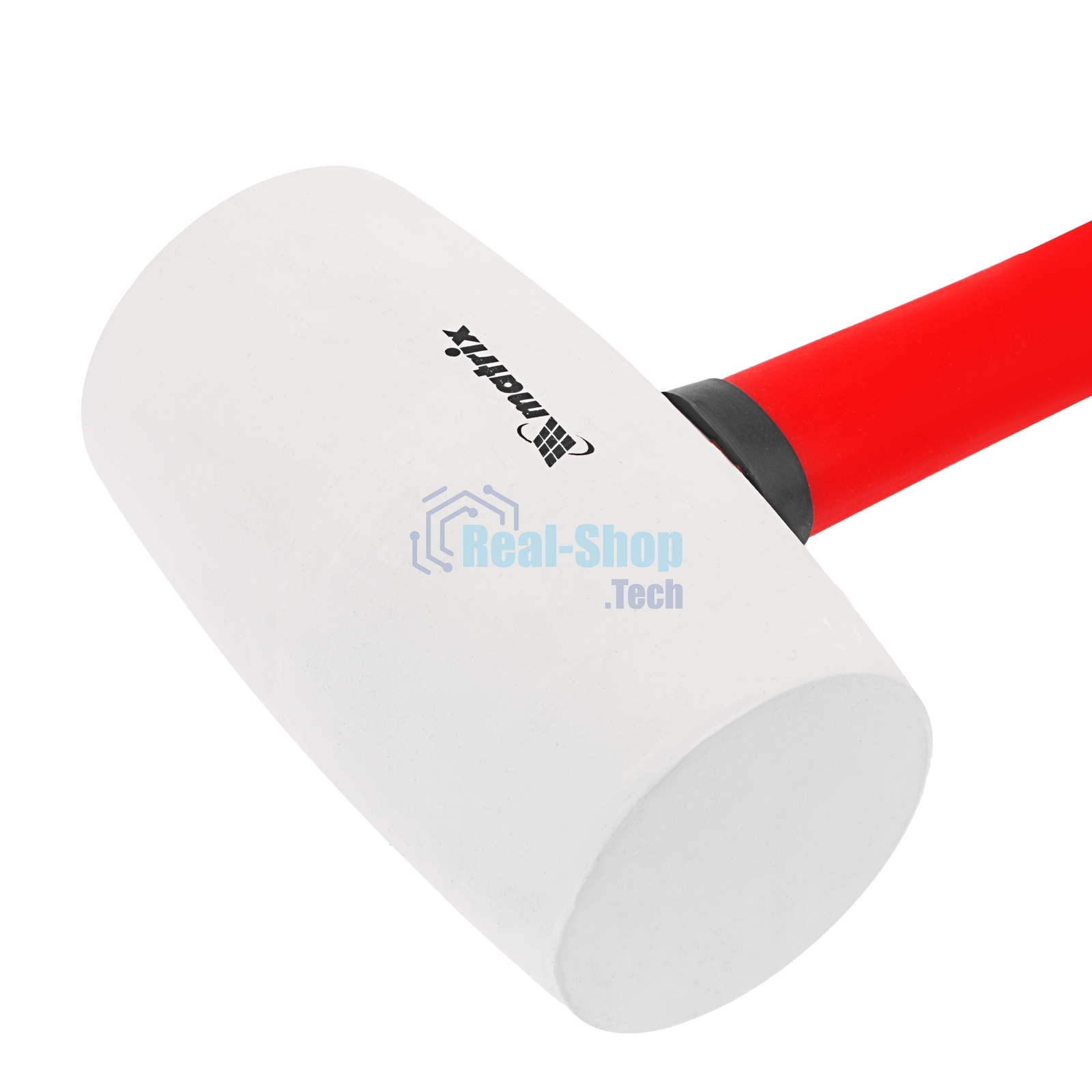 Киянка резиновая Matrix, 910 г, белая резина, фибергласовая рукоятка