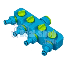 Разветвитель четырехканальный LUXE Palisad с внутренней резьбой 3/4