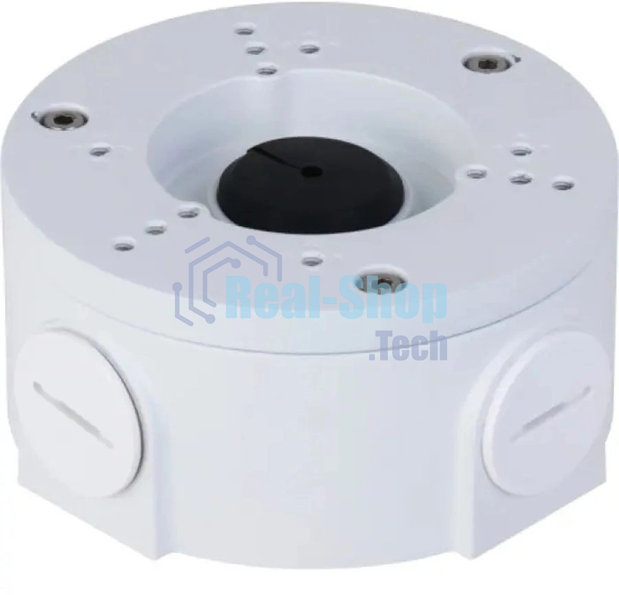 Монтажная коробка Dahua Материал: алюминий; применение: для видеокамер (определенные типы) Размеры: 101.2 мм 48.2 мм Отверстие для монтажа: 55.53; 68.54 (48.448.4); 703; 843 Степень защиты: IP6