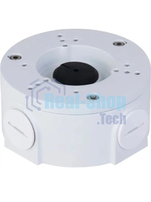 Монтажная коробка Dahua Материал: алюминий; применение: для видеокамер (определенные типы) Размеры: 101.2 мм 48.2 мм Отверстие для монтажа: 55.53; 68.54 (48.448.4); 703; 843 Степень защиты: IP6