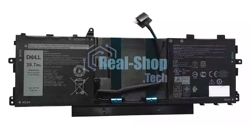 Аккумуляторная батарея для ноутбука Dell Latitude 9420 (3VV58) 7.7V, 39.7Wh