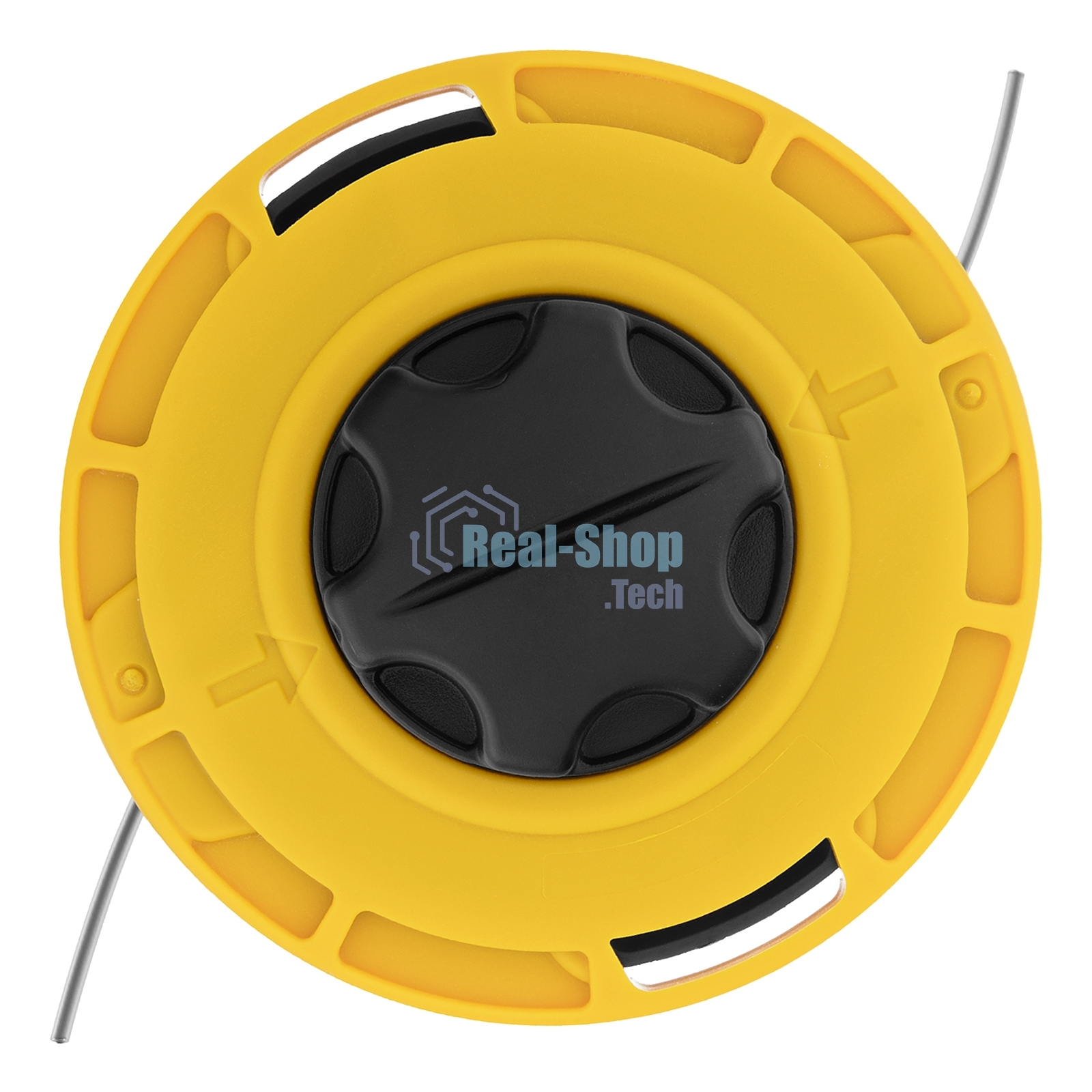 Катушка для триммера DENZEL 96392 полуавтомат. легкая заправка гайка М10 М10 М8, лев.,шаг 1,0 1,25мм