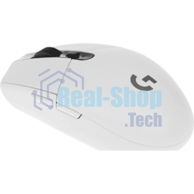 Мышь беспроводная Logitech G304 Lightspeed белый, 12000 dpi, радиоканал, USB, кнопки - 6