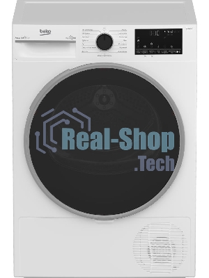Сушильная машина Beko B3T47239 белый, 7 кг, сушка - тепловой насос, программ - 15, 59.7 x 84.6 x 54.3 см