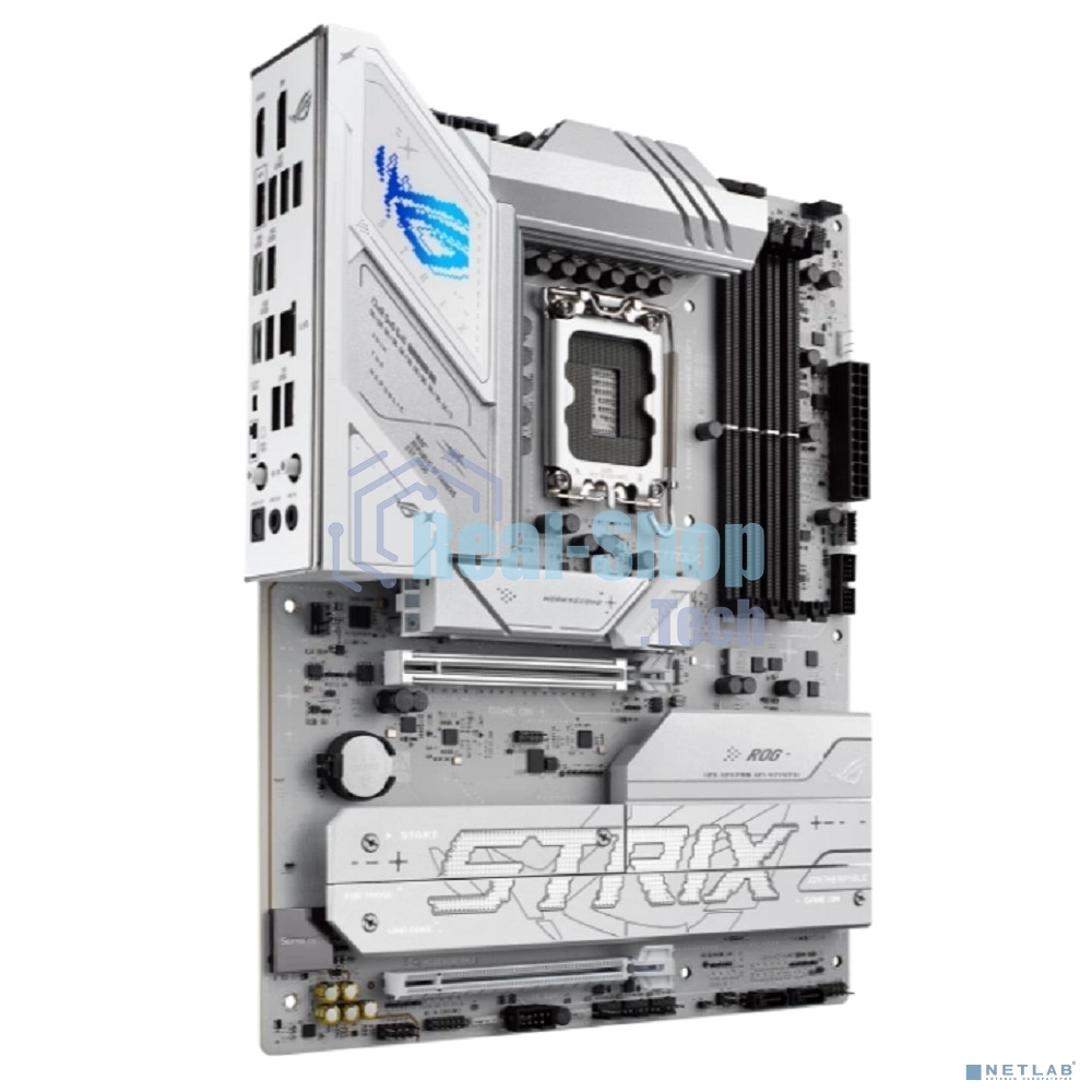 Материнская плата ASUS ROG STRIX B860-A GAMING WIFI, LGA1851, Intel B860, 4xDDR5, 4xSATA, 4xM.2, 2xPCIe 5.0 x16, 1xDP, 1xHDMI, 1x2.5Gb LAN, Wi-Fi, Bluetooth, 4xUSB 2.0, 2xUSB 3.2 Gen 1, 3xUSB 3.2 Gen 2, 1xUSB 4, 2xUSB-C, 3x3.5 мм, 7.1, ATX