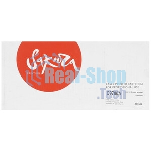 Картридж лазерный Sakura C9700A для HPColor LaserJet 1500/2500 series, черный, 4000 к.