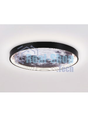 Настенно-потолочный светодиодный светильник Ambrella light FW11112 BK черный 25W LED 3000-6400K D400*38