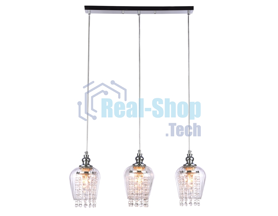 Светильник Ambrella light TR3612/3 CH/CL хром/прозрачный E27/3 max 40W 570*140*920