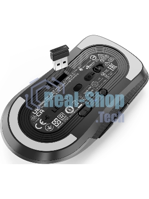 Мышь беспроводная Lenovo Legion M600s Qi Wireless Gaming темно-серый оптическая 19000dpi BT/Radio USB (GY51H47355)