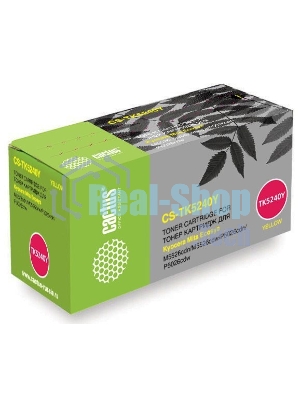 Картридж лазерный Cactus CS-TK5240Y желтый (3000 стр.) для Kyocera Ecosys M5526cdn/M5526cdw/P5026cdn/P5026cdw