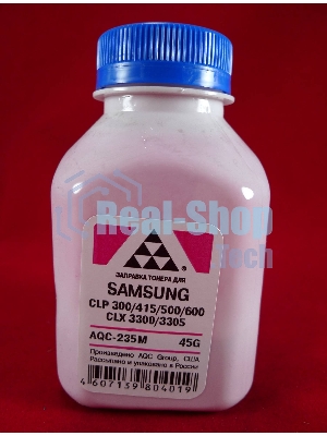 Тонер Samsung CLP 300/315/320/325/360/415/500/510/600/610/660/CLX3300/3305 Magenta, (фл.45г.) AQC фас. Россия