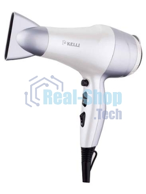 Фен Kelli KL-1110, 2400 Вт, 3 режима нагрева, 2 режима мощности потока воздуха (в уп. 12 шт)