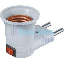 Патрон-переходник Navigator с розетки на E27 NLA-S-E27