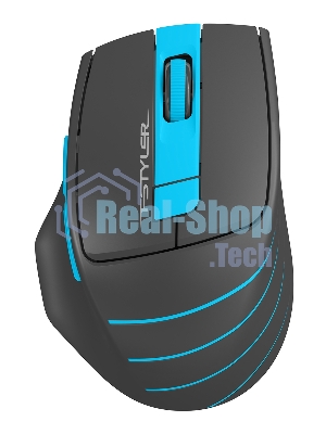 Мышь беспроводная A4Tech Fstyler FG30S серый/синий, 2000 dpi, радиоканал, USB, кнопки - 5