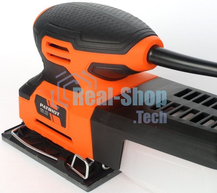 Вибрационная шлифовальная машина PATRIOT OS 105240 Вт, 13 000 кол/мин; размер платформы: 104 х 112 мм