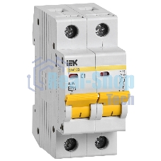 Выключатель автоматический модульный 2п C 1А 4.5кА ВА47-29 ИЭК MVA20-2-001-C