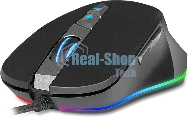Мышь проводная SVEN RX-G970 черный, 4000 dpi, USB, кнопки - 7